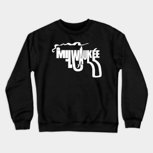 Milwaukee Smoking Gun City Art Crewneck Sweatshirt